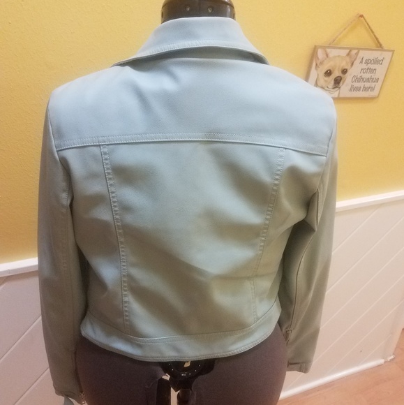 Girls Junior leather jacket - Picture 2 of 3